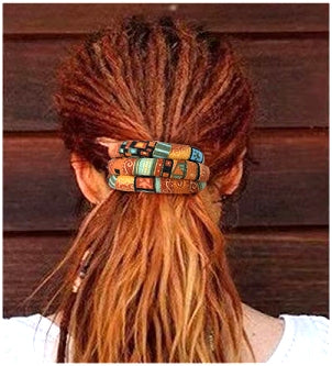 2 Pcs Spiral Lock Hair Tie Dreadlock Accessory Thick Dreadlock Ponytail  Holder Bendable Hair Ties for Women and Men Dreadlock Hair Tie with Storage