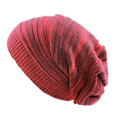 Dreadz Lightweight Slouchy Beanie Hat (Red) AL-1153