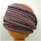 Dreadz Fair Trade Multi Colour Tribal Dreadlock Headwrap/Headband (Red/Blue/Yellow) (GR_28)