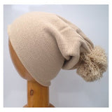 Dreadz Beanie Slouch Bobble Hat (Cream)