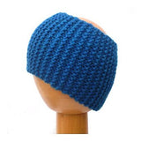 Dreadz Chunky Knitted Dreadlock Head Band / Tube (Blue)